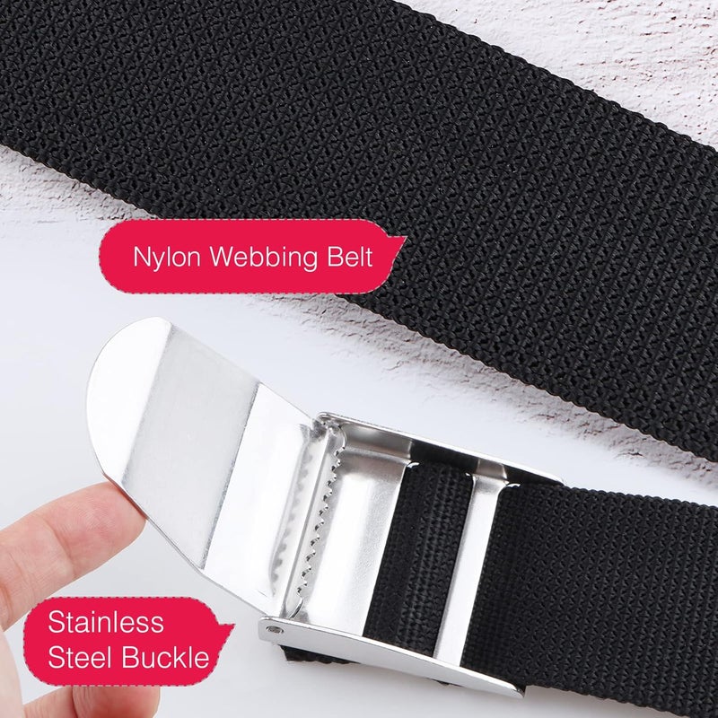 Owekfifv Scuba Weight Belt, Heavy-Duty 60" Long 2" Wide Nylon Webbing Strap Adjustable Waist Weightbelt with Quick Release Metal Buckle for Diving, Snorkeling, Freediving, Spearfishing - Image 4